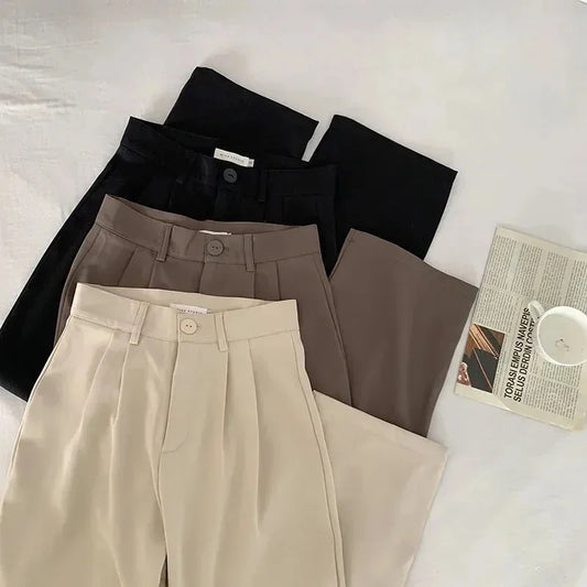 Women Pants Straight Office Ladies