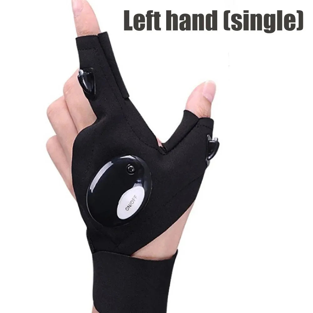 Glove With Lights Tool Gadgets for Repair