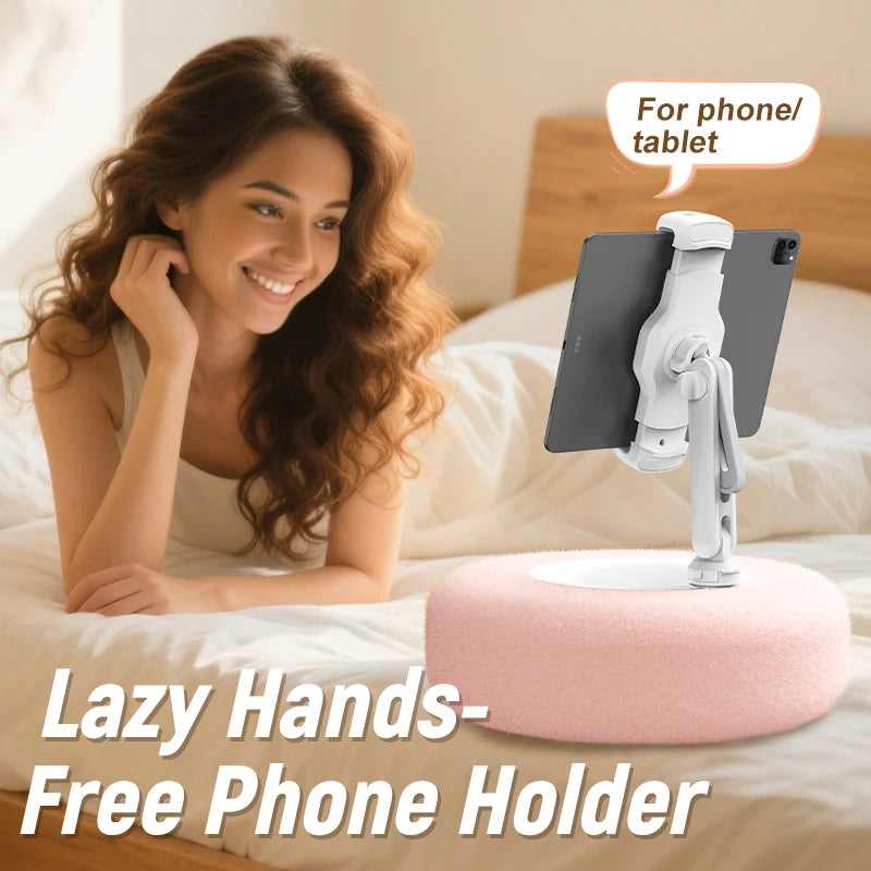 Plush Pillow Mobile Phone Tablet Holder