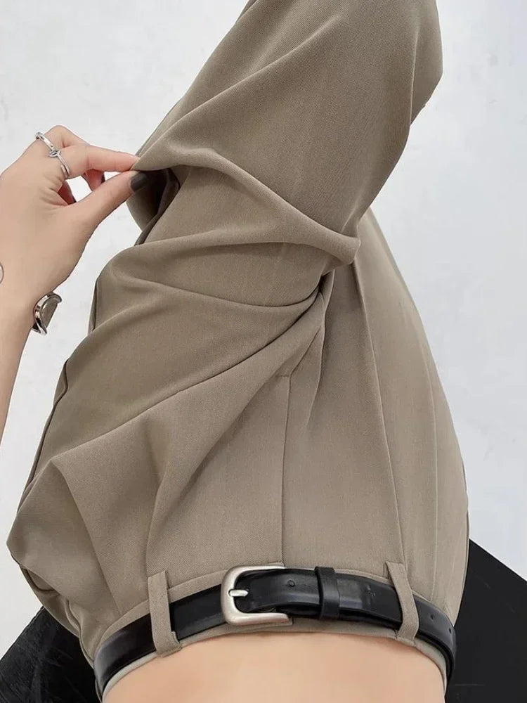 Women's High Waist Loose Straight Wide Leg Pants