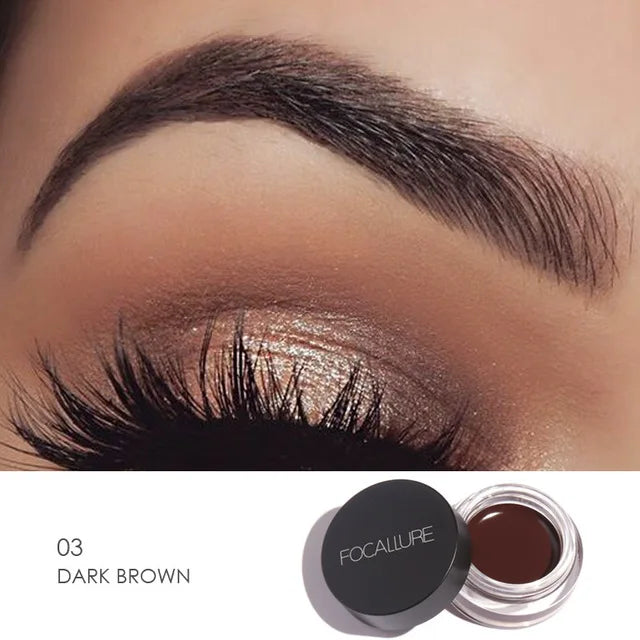 Eyebrow Cream Gel Long-lasting Waterproof With Brushes