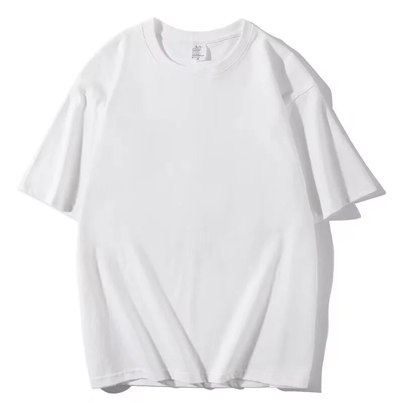 Cotton Women Summer T-shirt Loose Oversized Short-sleeved