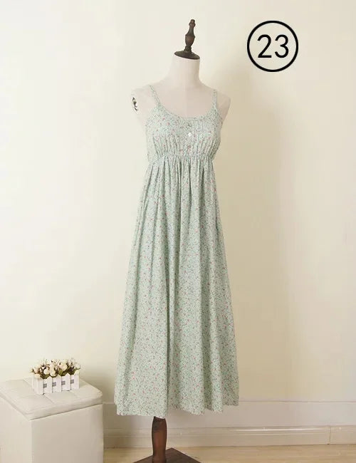 Summer Large Size Long Dress Beach Vacation Floral Dress for Women