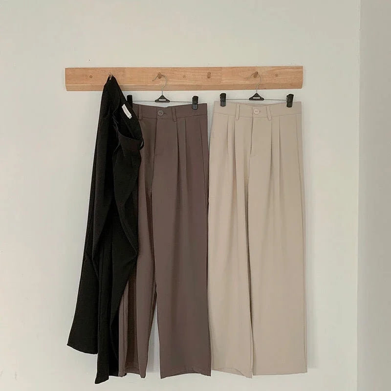 Women Pants Straight Office Ladies