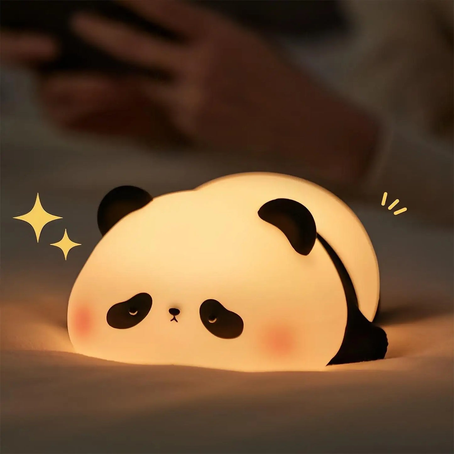 Squishy Night Lamp Fox Rabbit Nightlight With Touch Sensor