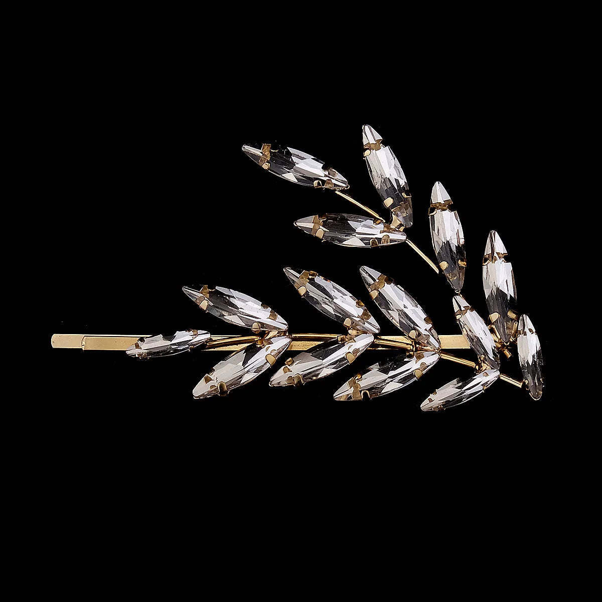 Fashion Bridal Barrettes Clear Crystal Women Hair Ornaments Hair Pins Women Hair Clips Bridal Hair Jewelry Accessories