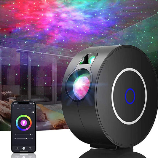 Aurora Galaxy Star Projector Night Light