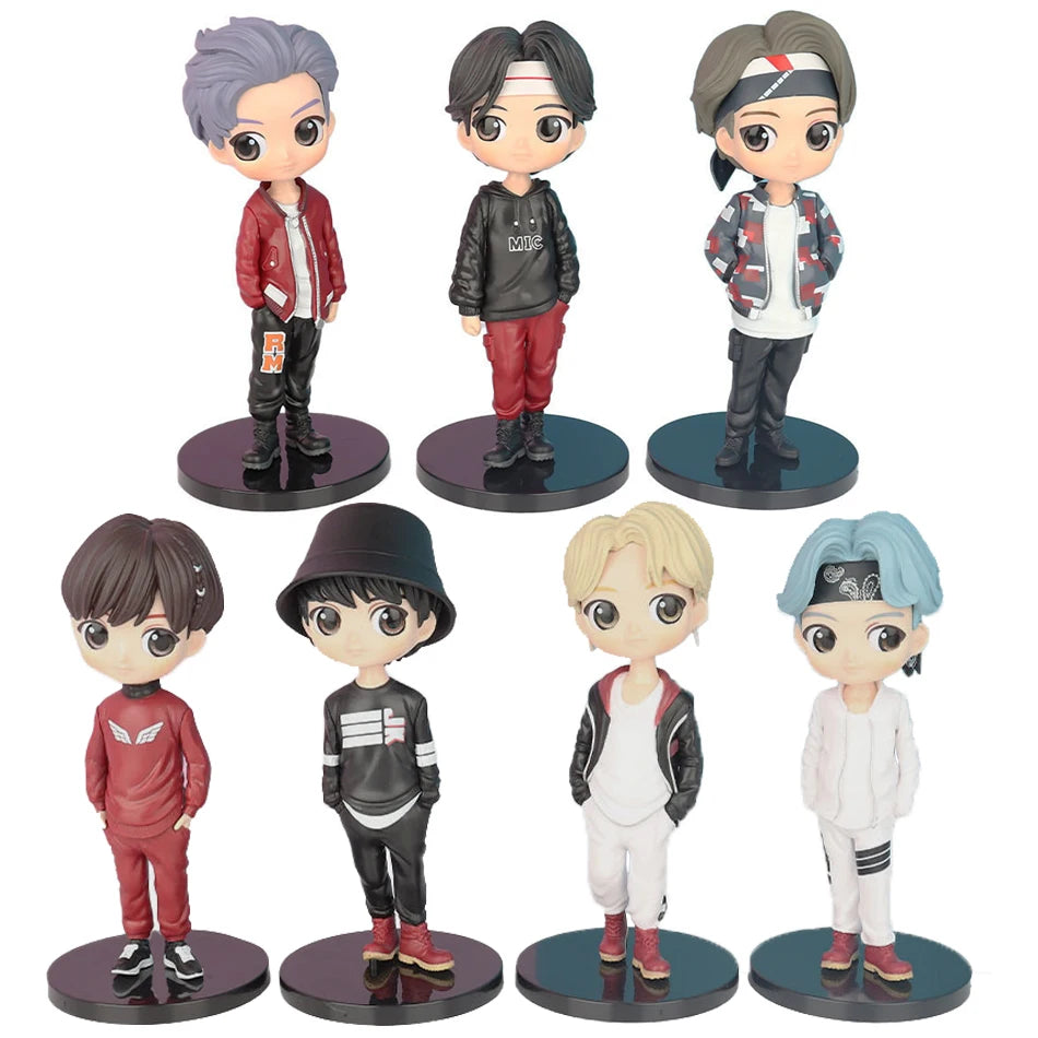 7Pcs Kpop Star Model Figures  BT21