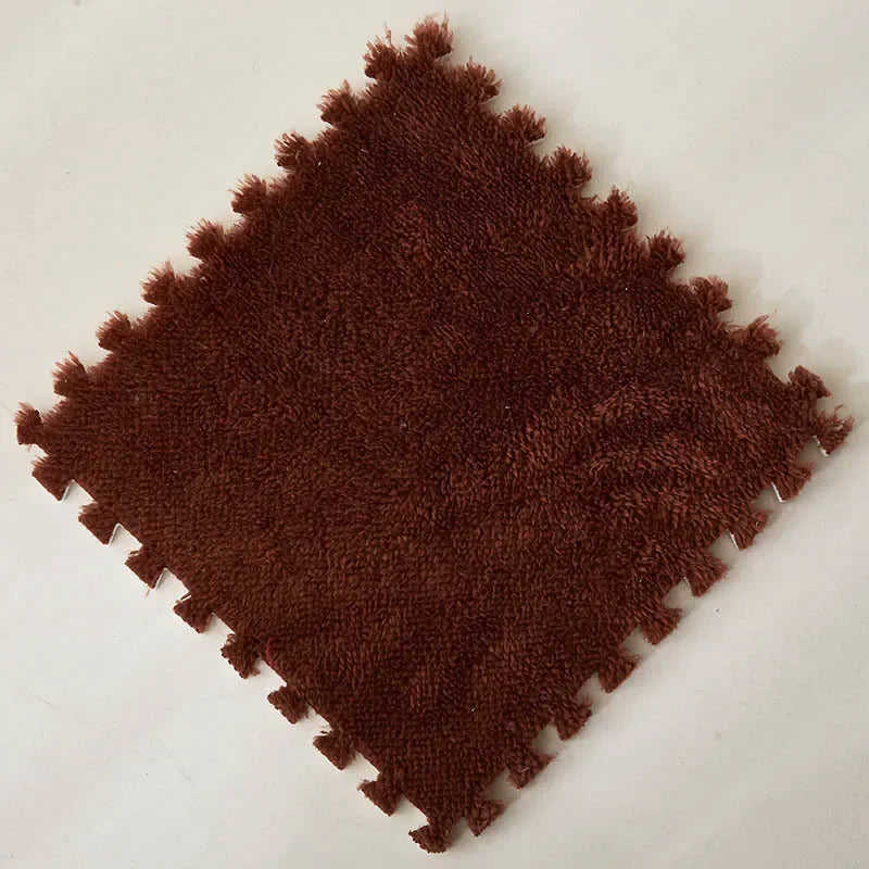 Soft Plush Mat Puzzle Carpet Warm Playmat