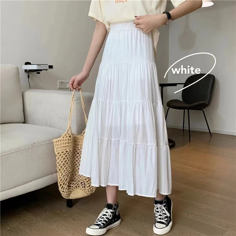 Women Elegant High Waist Skirts