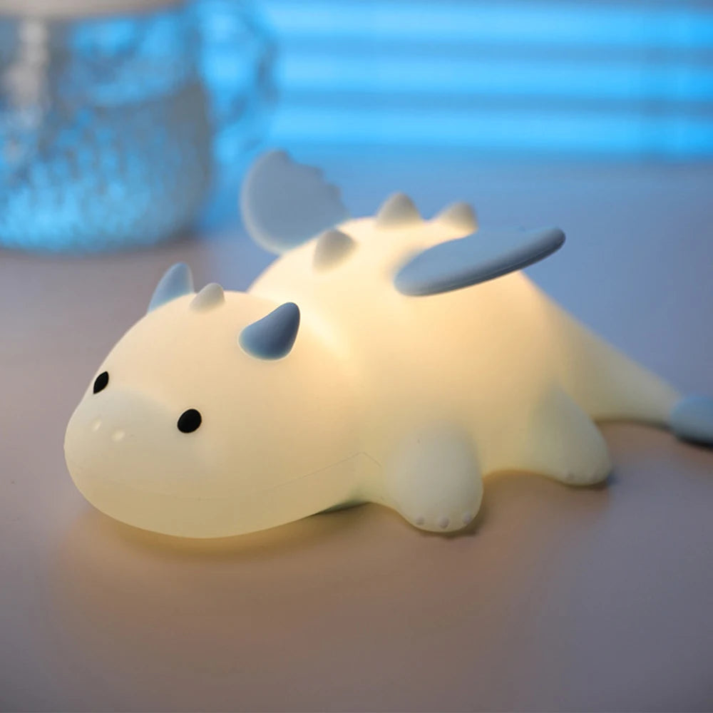 Squishy Night Lamp Fox Rabbit Nightlight With Touch Sensor