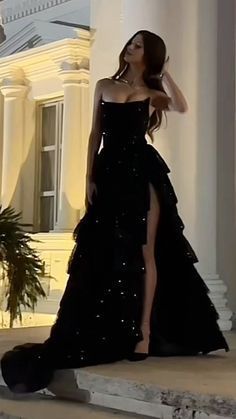 Vestidos De Noche Glitter Tiered Layeres Prom Dress